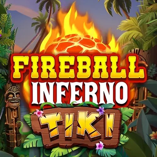Try Fireball Inferno Tiki slot by NetEnt on wildhub-no.com – logo image