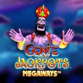 Genie Jackpots Megaways online game logo by Blueprint Gaming on wildhub-no.com