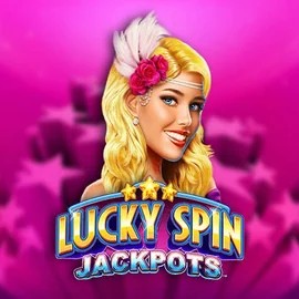 Lucky Spin Jackpots online game logo by Novomatic on wildhub-no.com