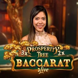Prosperity Tree Baccarat slot logo by Evolution at WildHub Casino