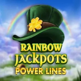 Official Jackpots logo: Rainbow Jackpots Power Lines by Red Tiger Gaming at WildHub Casino